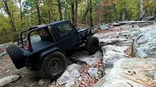 Solo trail ride in the New Jeep