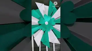 Beautiful paper 🌼 wall hanging #papercraft #unique #ArtForHome #PaperLover #WallDecorIdeas