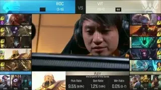 Roccat vs Team Vitality W9D1 EU LCS Spring Split S6 2016| ROC vs VIT week 9 Day 1 Europe LCS Spring