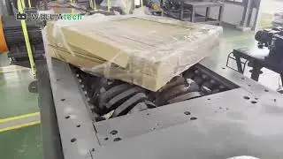Double Shaft Shredder for shredding carton🎉#shredder  #doubleshaftshredder  #recycling