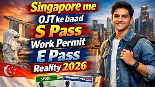 Singapore 🇸🇬 me OJT ke baad S Pass, Work Permit & E Pass Reality 2026 | Student Truth