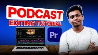 Podcast Editing Tutorial in Premiere Pro | Easy & Simple Method | Vicky Washav