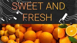 Fresh and sweet oranges fruit mark box 
