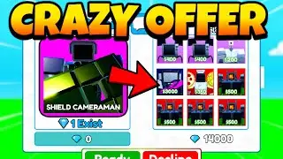 🔥😱 *INSANE TRADE* For SHIELD CAMERAMAN! Toilet Tower Defense (ROBLOX)