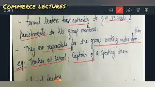 formal and informal leaders || business organisation and management || b.com, bba, mba | leadership