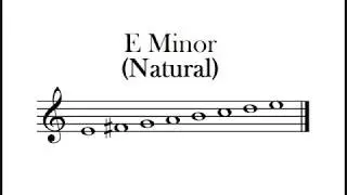 E Natural Minor Scale