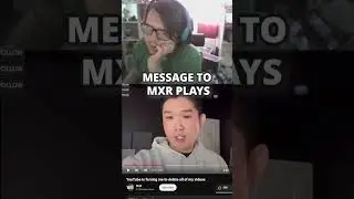 Message to MxR Plays #mxr #mxrplays