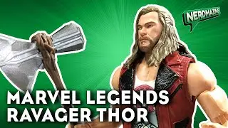 Ravager Thor Action Figure Review Marvel Legends BAF Korg Wave from Thor Love and Thunder