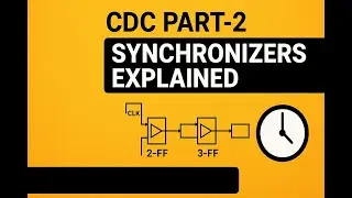 Clock Domain Crossing (CDC) Part-2 | Synchronizer Deep Dive for RTL & Verification Engineers