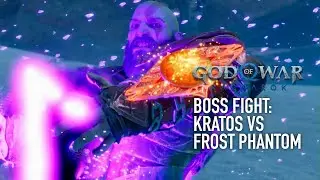 God of War Ragnarok - Kratos vs Frost Phantom - Boss Fight