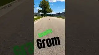 The Arrma granite GROM! Brushed and stock short speed run !I think the senton grom is faster! #arrma