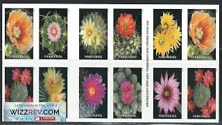 2019 US Cactus Flowers Pane of 20 Forever Stamp Free shipping