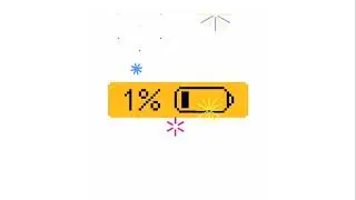 Coloring PIXEL 1% BATTERY 🔋【How I waste your time】