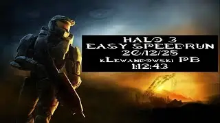 Halo 3 EASY Speedrun - 1:12:43 - PB kLewandowski 20/12/2025