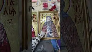 Как оформить мозаику #mosaicart #mosaic #икона #храм #ручнаяработаназаказ