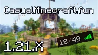 Vanilla SMP Server with Proximity Chat! | CasualMinecraft | 1.21X | Java and Bedrock