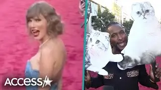 Taylor Swift Reacts To Seeing Her CATS At ‘Eras Tour’ Film Premiere (EXCLUSIVE)
