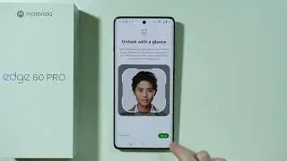 Motorola Edge 60 Pro: How to Set Up Face Unlock (Add Face Data) - Face Recognition