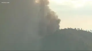 The Corkscrew fire near Ford WA destroys several homes and more top stories on Krem2 News at Noon