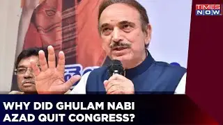 Congress leader Saifuddin Soz Speaks On Ghulam Nabi Azad Quitting Party | English news