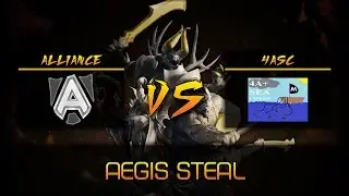 Dota 2 Aegis Steal - Alliance vs 4ASC (Ti5 Qualifiers)