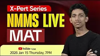 🔴 NMMS MAT 2026 | X-pert Series Live Class | Class 8 MAT Important Questions