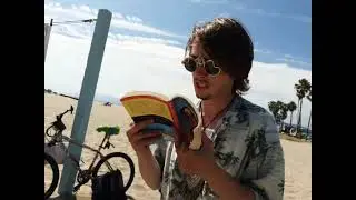 Fear & Loathing In Las Vegas book reading Jack Tripper Hunter S Thompson Society Venice Beach 2023