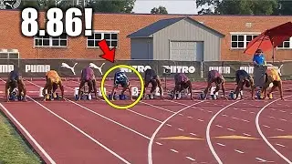 We've Never Seen Anything Like This In The 100 Meters...