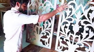 Amazing Carpentry Ingenious Wood Art Designing, Jig Saw Carving Patterns In Wood