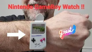 Nintendo GameBoy Digital Wristwatch With Super Mario Land Alarm Sound !!  Unboxing Demo Review