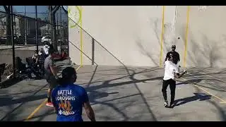 174 Park - Mike & Wilbert vs Johnny & Eddie - Doubles Pick Up Game - Filmed By Shena - 3.18.2022
