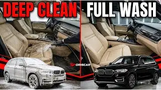 BMW X5 Doorstep Car Wash in Kolkata | Interior Deep Clean + Exterior Wash |Satisfying Full Detailing