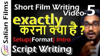 HOW TO WRITE FILM SCRIPT IN FORMAT | FORMAT OF SCREENPLAY | Short Film Writing Video-5