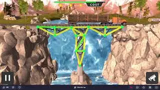 Bridge Builder Simulator | Waterfall level 9