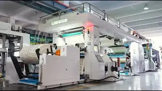 Lisheng Ultra Series CI flexo printing machine for cup/bowl/Kraft/ hamburg paper in high quality