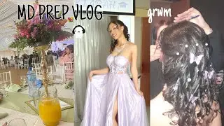 MD PREP VLOG : grwm,nails,teachers&rsquo; appreciation day ⍣ ೋ
