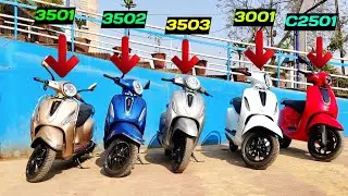 2026 Bajaj Chetak C2501 Vs 3001vs 3501 Vs 3502 Vs 3503 All Varient Comparison ⭕❗⭕|| @LocalAbroad 