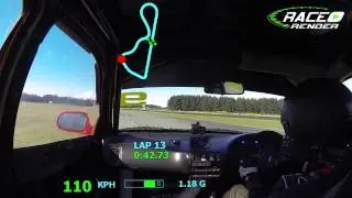 James Mitchell Qual Lap Teretonga - SIERDC 2014