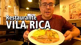 Restaurante Tradicional desde 1948 no bairro da Glória o Vila Rica é o queridinho familiar