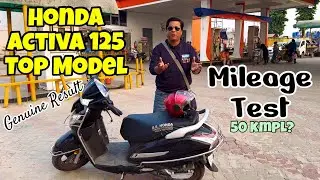 Honda Activa 125cc Top Model 2024 Mileage Test Detailed Review