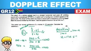 Doppler Effect grade 12: Exam