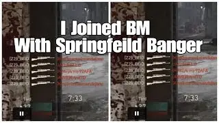 I joined BM(Sniping Mortals) With Insane Springfeild Banger