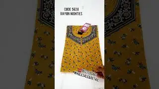 Rayon nighties code 5628