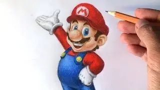 How to draw Super Mario 3D [Nintendo] Drawing Tutorial