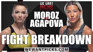 UFC 272: Maryna Moroz vs. Mariya Agapova Prediction | Bets | DraftKings | Monkey Knife Fight