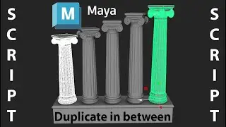 Duplicate in between  MEL script for Maya
