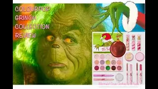 Review of Colourpop Grinch Makeup Collection