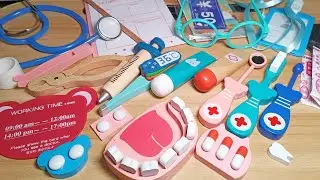 Wooden Dentist Toy Set #dentist #dentistry #dentistoy #toys #unboxing