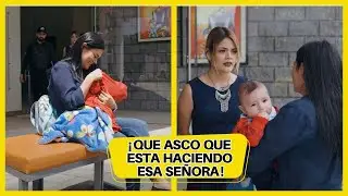 Nεgaron entrada a ceremonia a esta mujer por αmαmαntαr a un bεbé. #reflexiones  #film