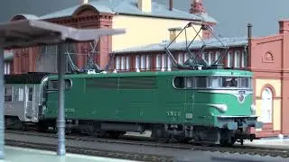 Train miniature nouvelle BB 9281 de la SNCF de chez ROCO
